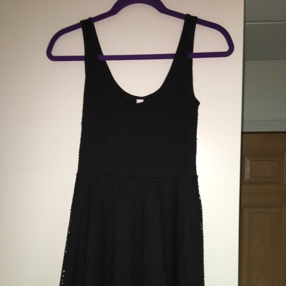Black lace dress